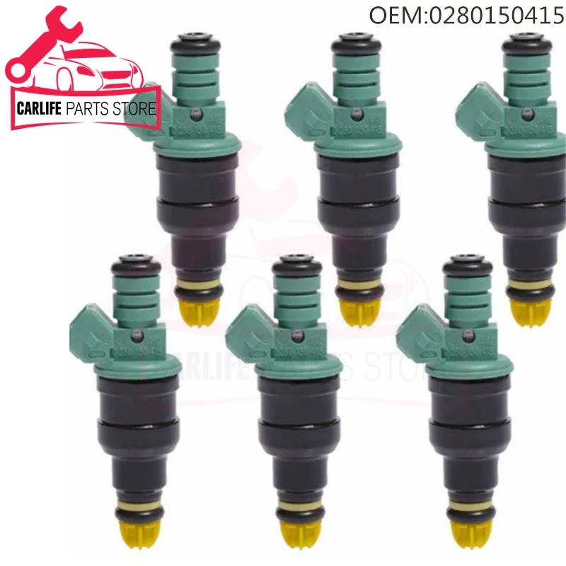 

OEM 0280150415 FJ292 Fuel Injectors For BMW 3 5 E34 E36 E39 320i 323i 325i 520i 523i 525iX 2.5L 3.0L Flow Matched 2.5L 3.0L