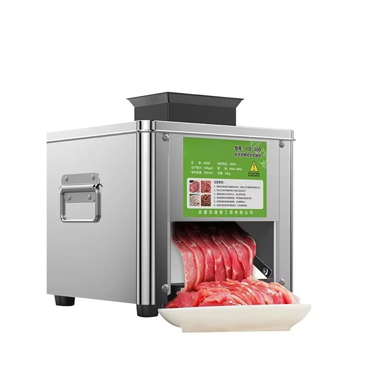 

Safe High Strength Stainless Steel Meat Slicer Cutting Slicer Meat Machine Chicken Meat Cutter