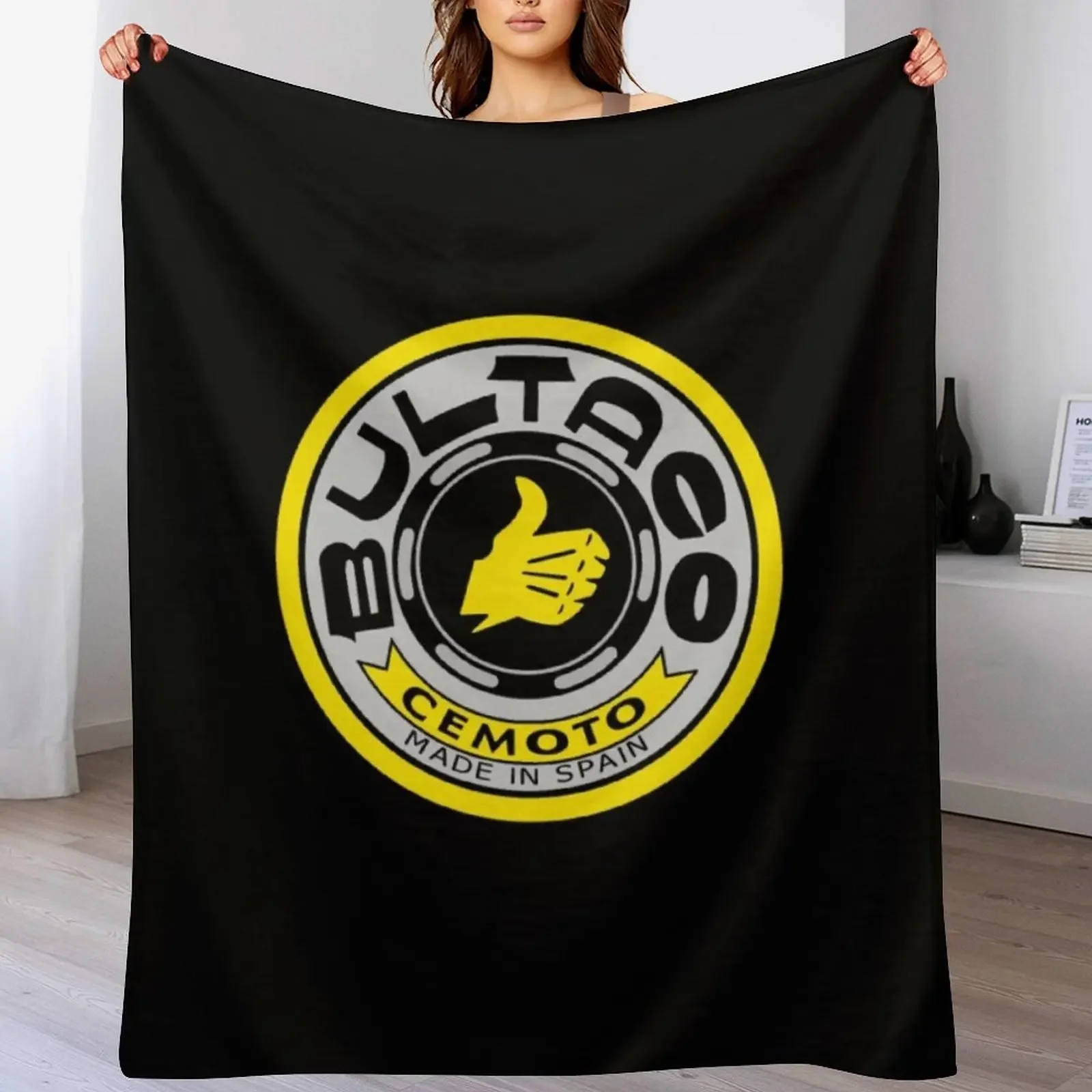 

Bultaco Pursang Throw Blanket Machine Washable Soft Warm Blanket
