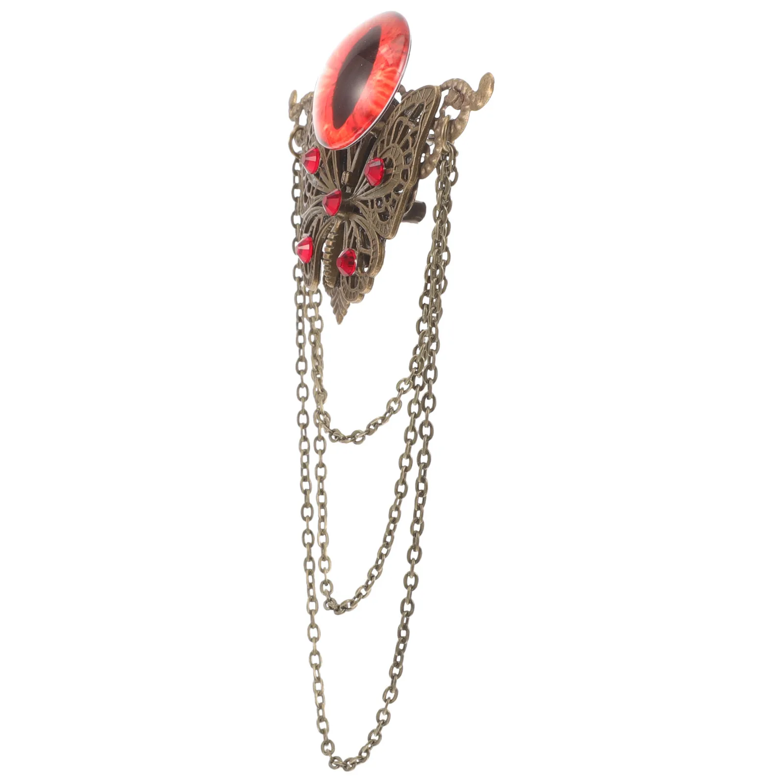 

Evil Eye Hair Clip for Women Double Use As Brooch Pin Lightweight Small Size Hairpin for Thin Hair Aesthetic Clothes