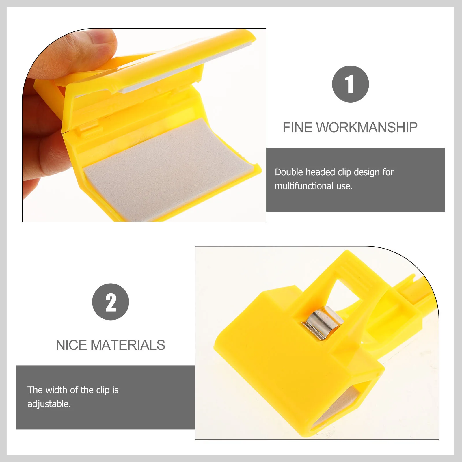 

Double Head Painting Clip Plastic Clamp for Drawing Boards Art Copy Holder Photo Sketch Clip Phone Clamp Art Copy Holder