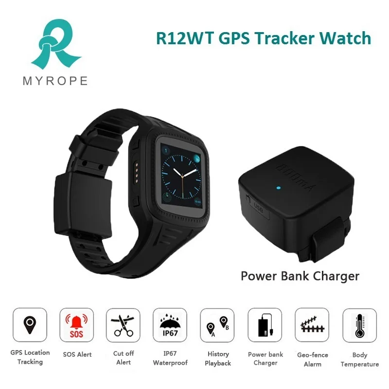 2G New Home Quarantine GPS Ankle Bracelet House Arrest Offender Tracking Quarantine Gps Tracker Prisoner Electron Bracelet Watch