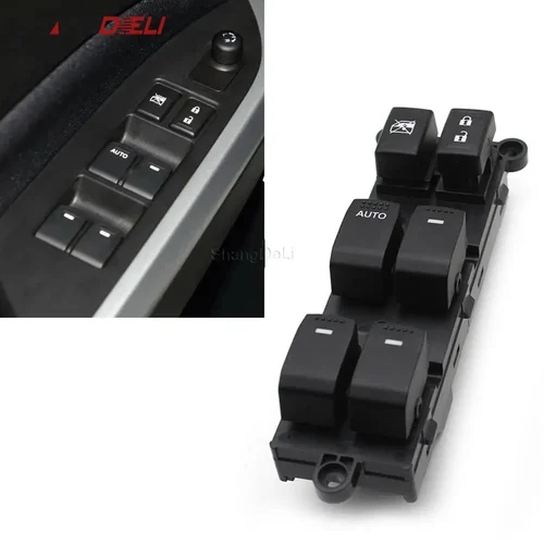 Interruptor de Control principal de ventanilla eléctrica de coche, conductor delantero izquierdo, compatible con Suzuki Vitara s-cross SX4 Alivio Ciaz 2015, botón elevador de vidrio