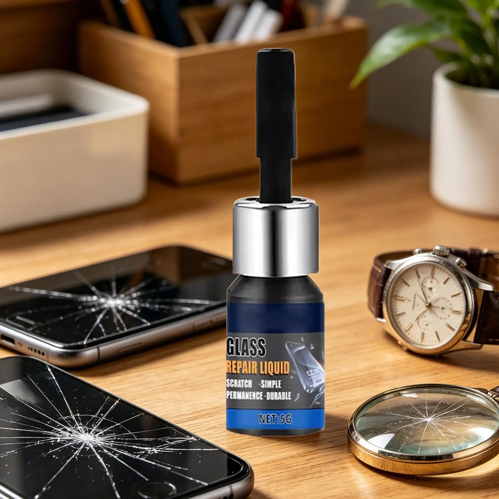 Phone Screen Scratch Remover Universal Liquid Quick Fix Cell Phone Glass Repair Solution for Restoration Maintenance Daily Care