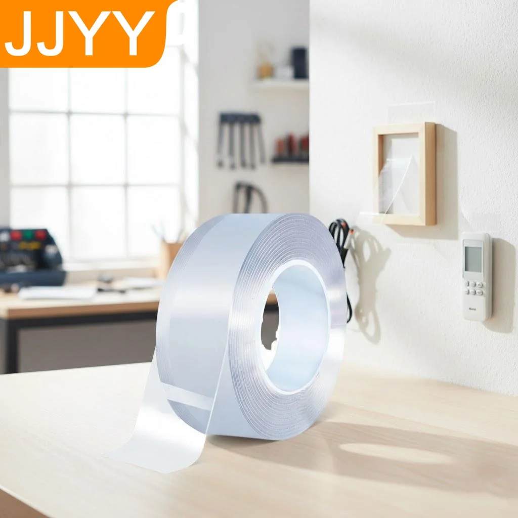 Washable Reusable Nano Tape Double Sided Clear Adhesive No Residue Home Office Kitchen Anti Slip Decor
