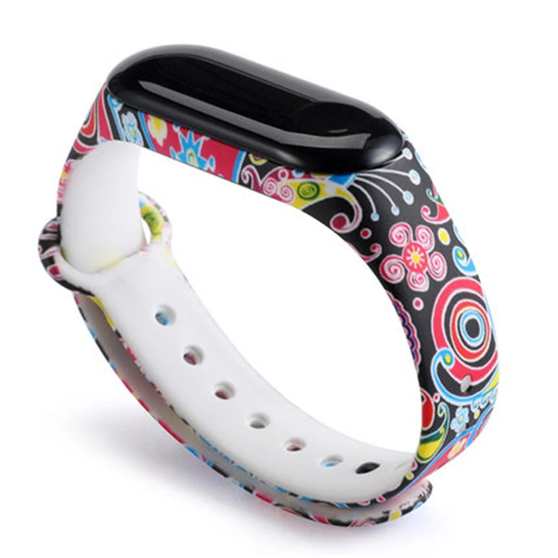 Loop For Xiaomi Mi Band 7 6 5 4 3 Nfc Silicone Wristband Bracelet Replacement For Xiaomi Band 7 MiBand 4 3 Wrist Color TPU Strap