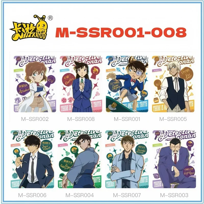 KAYOU Detective Conan Cards Reasoning Revealing Truth Anime GSR Cards Mouri Ran Kuroba Kaito Classic Halloween Theme  Toys Gifts