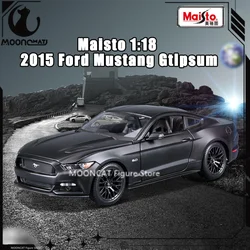 Maisto 1:18 2015 Ford Mustang Gt Sports Car Diecast Model Edition Alloy Luxury Vehicle Toys Collection Decoration Children Gift