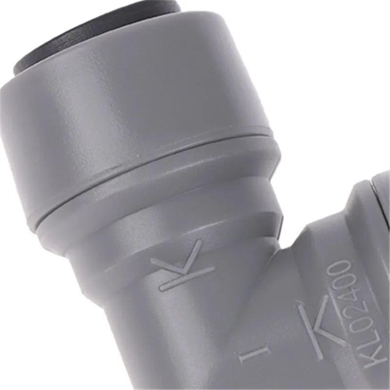 

KegLand Plastic Quick Pipe Hose Connector Push-to-Connect Union 8/6.35mmx8mm Screwlock Elbow Push-In Joint for Beverage System