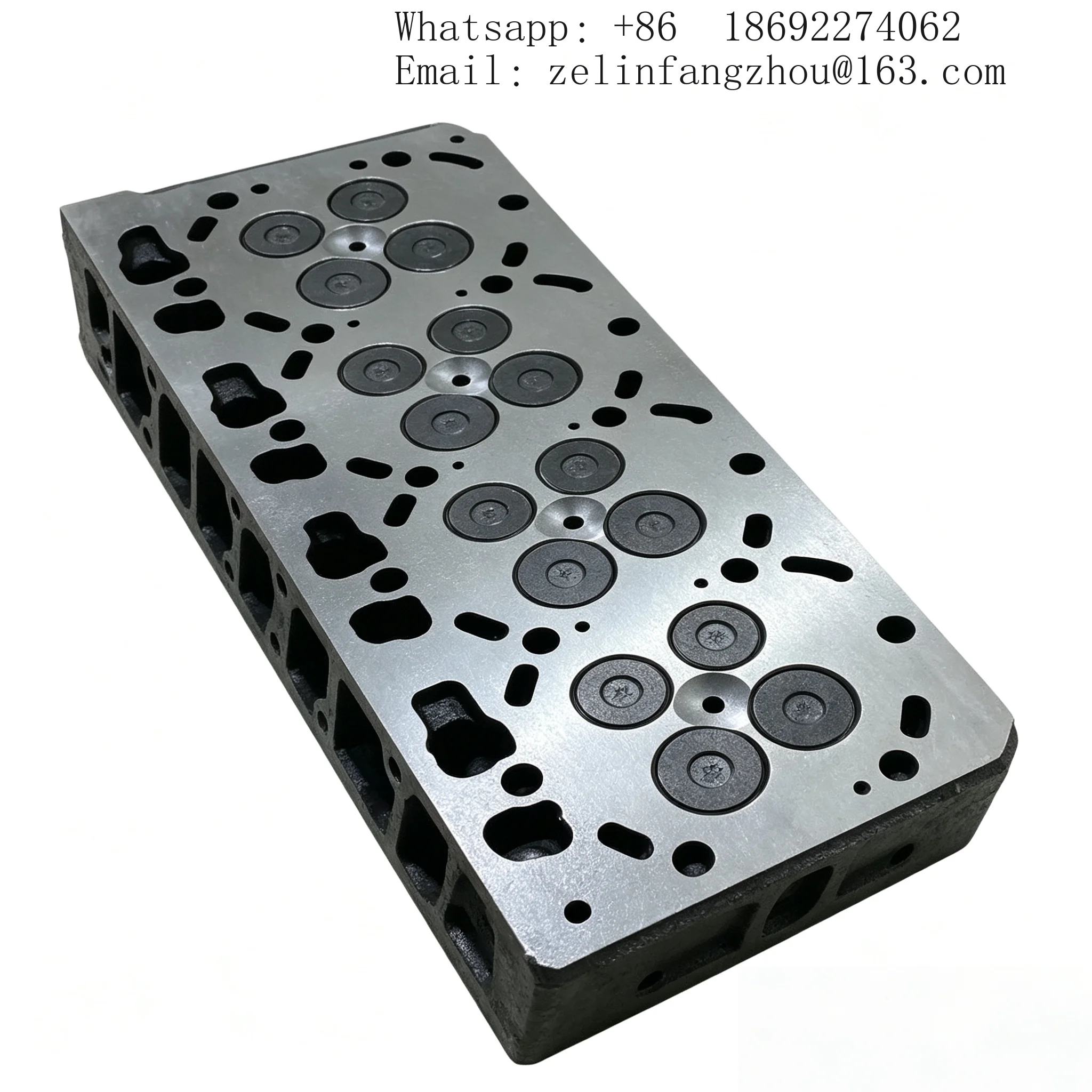 4 Cylinder 16 Valve Direct Injection Engine Cylinder Head Assembly for Kubota V3300 V3600 Diesel Tractor Heavy Duty