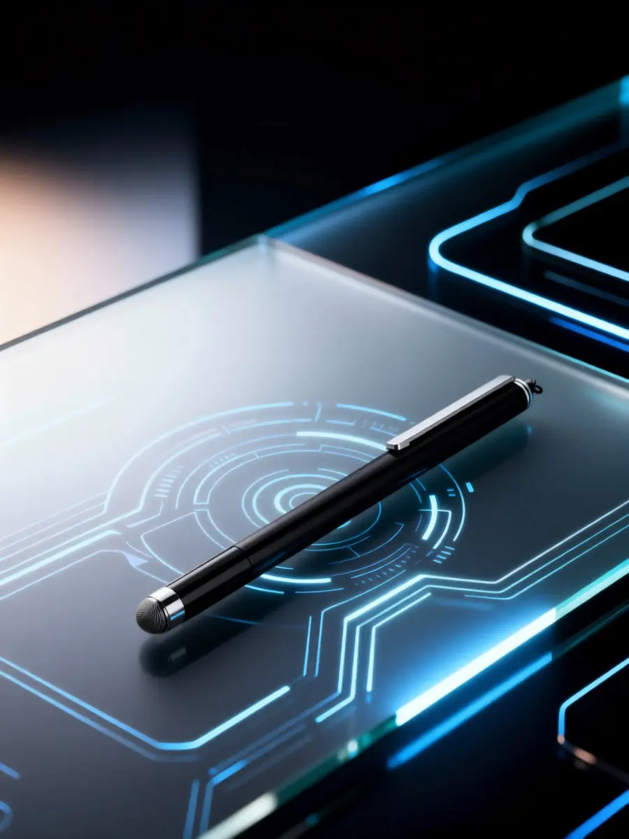 Electric Motorcycle Navigation Touch Stylus Pen Large Detachable Tip Stylus Holder Precision Input for Touch Screens Smartphones