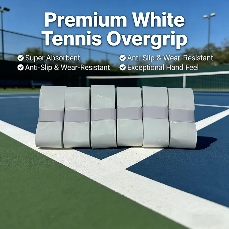 Picture 6: 6piece Set Anti-Slip Badminton Grip Straps Shock-Absorbing Tennis Racket Sports Grip Pads for Enhanced Performance