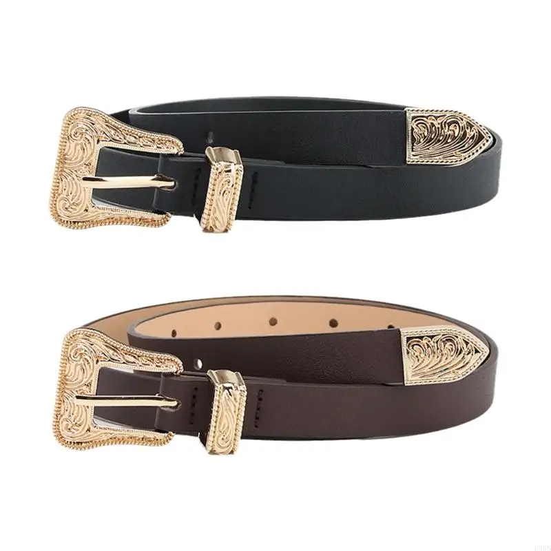 P88B CEINTURE COWGIRLES FEMANS CEINTRALLE VINTAGE BELOR CEINTURE CEINTURE COWBOY BOUCLE BOURNE