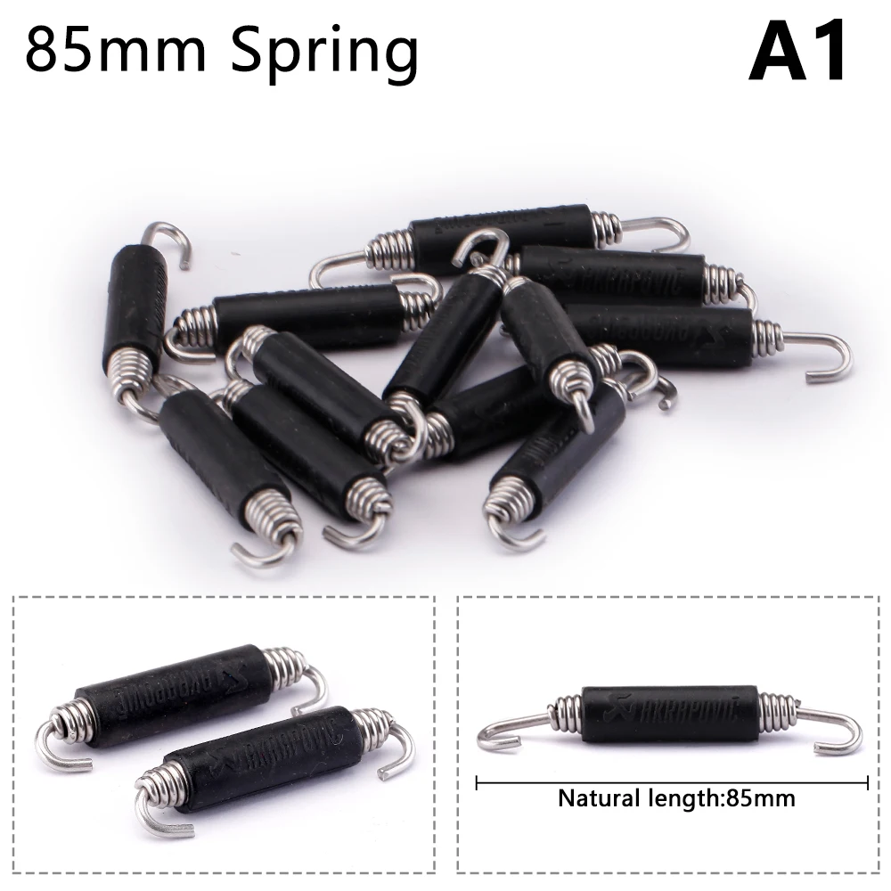 1pcs universal motorcycle stainless steel spring hooks for   ktm duke 200sc air exhaust pipe design