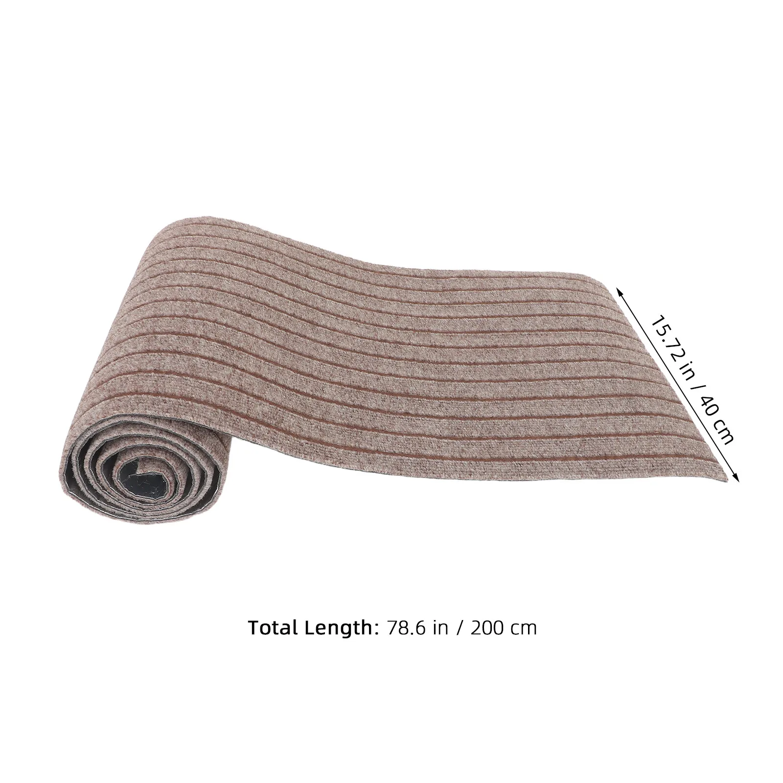 Non-Slip Self-Adhesive Carpet Stair Treads for Wooden Steps – Cuttable, Pet-Friendly, Home Office Hotel Use