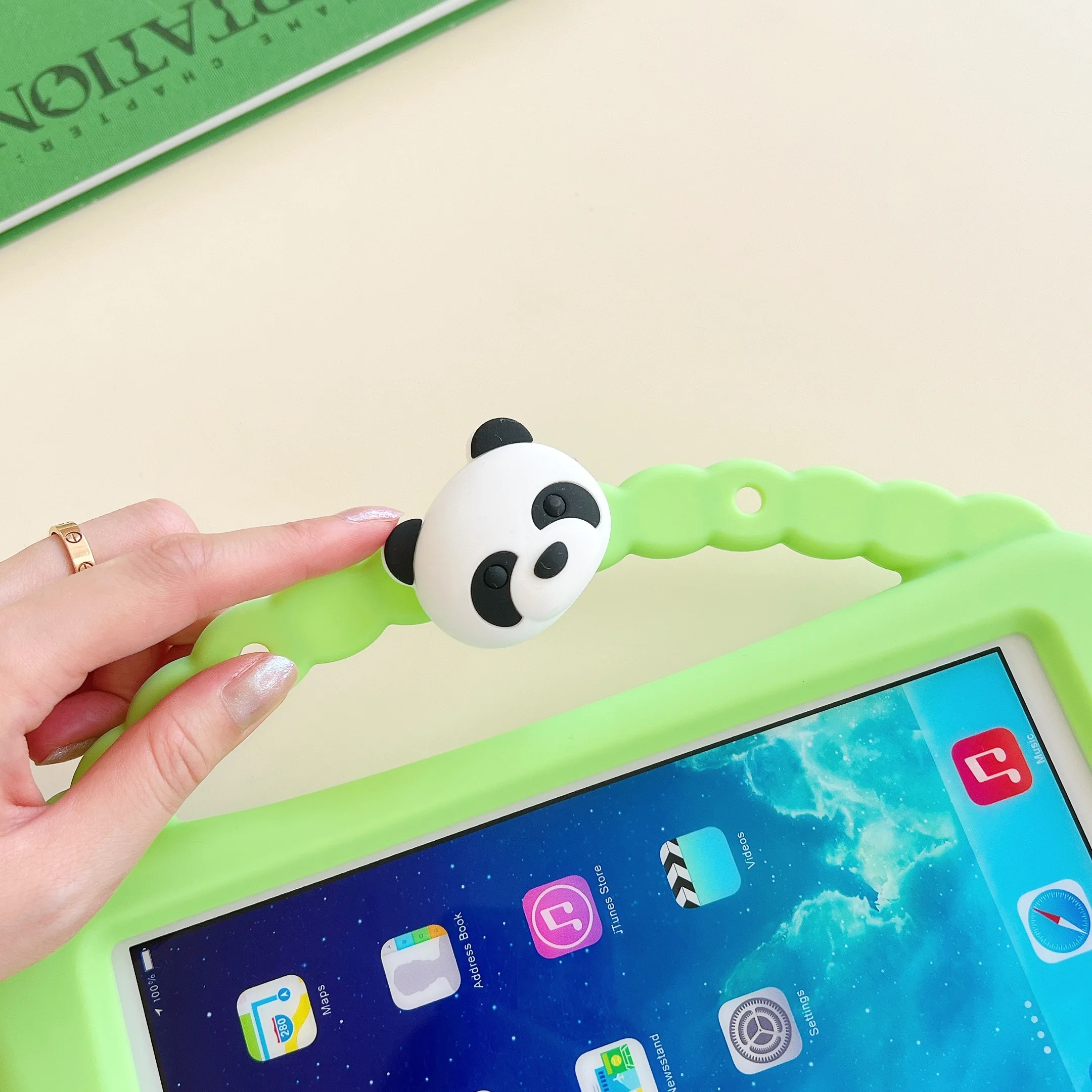 Cartoon Cute panda Cover For Huawei Honor pad V6 Kids Tablet Case For Honor pad V7 10.4 Funda