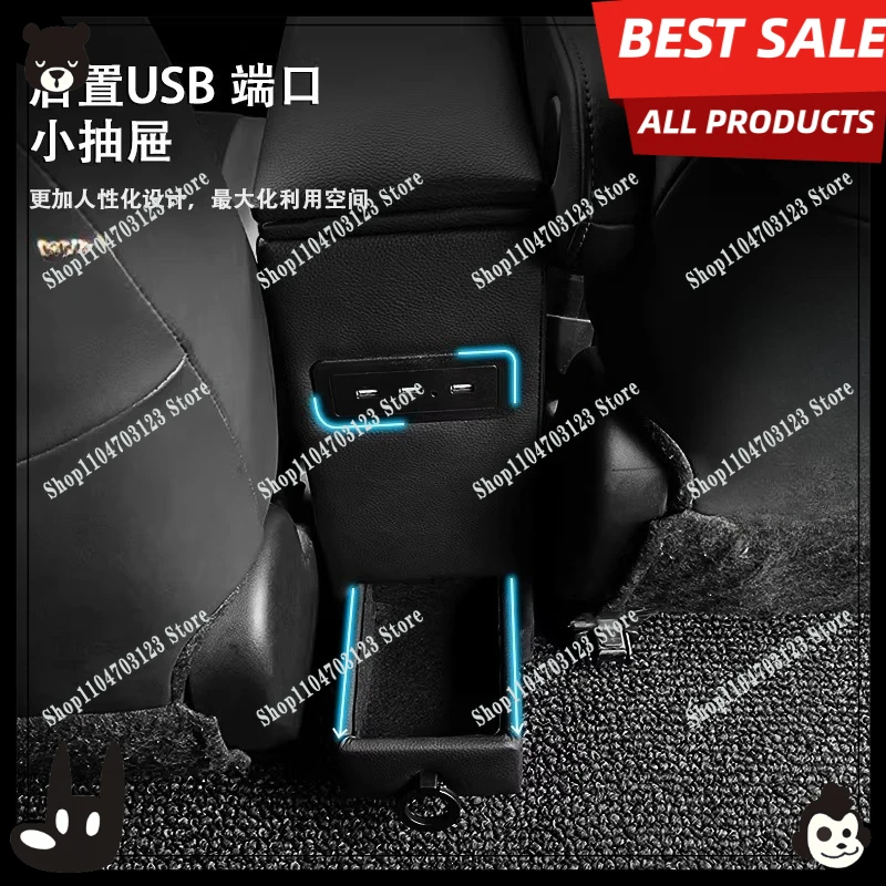 Armrest Box for Sienta 10 Series 170 Series Storage Box Central Armrest Interior Accessories Hand Pillow