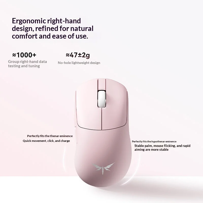 VGN Flying Dragon Y2 V2 Mice Master Wireless Tri Mode Esports Game Lightweight Wireless Mouse Ergonomics Of Small Hand Gifts view 3