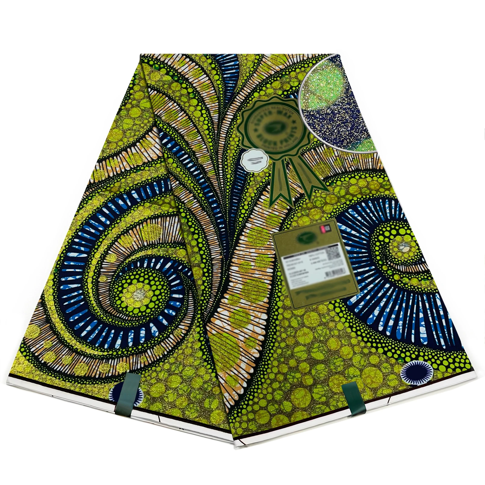 

Grand Super Fabric African Wax Fabric 100% Cotton High Quality Wax Print Ankara Fabric For Sewing 6yards Women Fabric LI-150