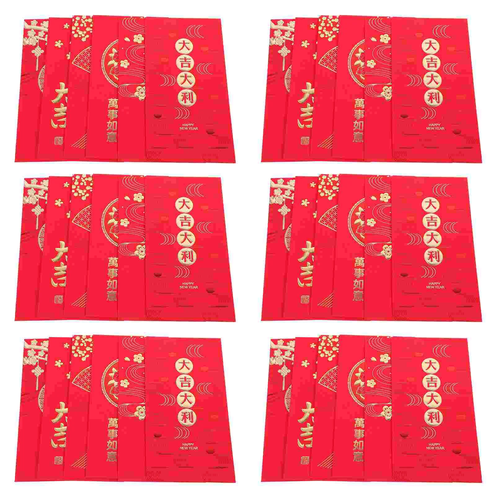 

36 Pcs Chinese Style Red Envelope 2020 Envelopes The Gift Rabbit New Year Money