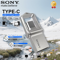SONY Mini 2TB PenDrive OTG Flash Drive High Speed 1TB Metal Pendrive 512GB 256GB USB Type-C Portable Memoria USB Stick For Phone
