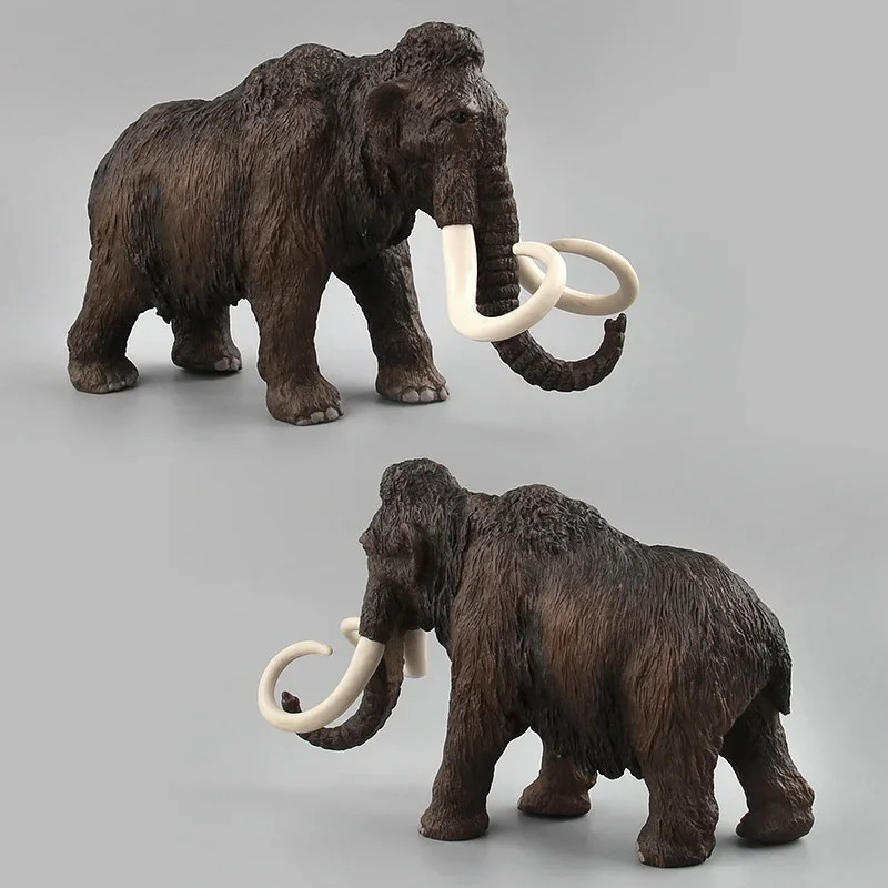 Simulation Mammoth Figure Collectible Toys Wild Animal Action Figures  Animal Cognitive Toys