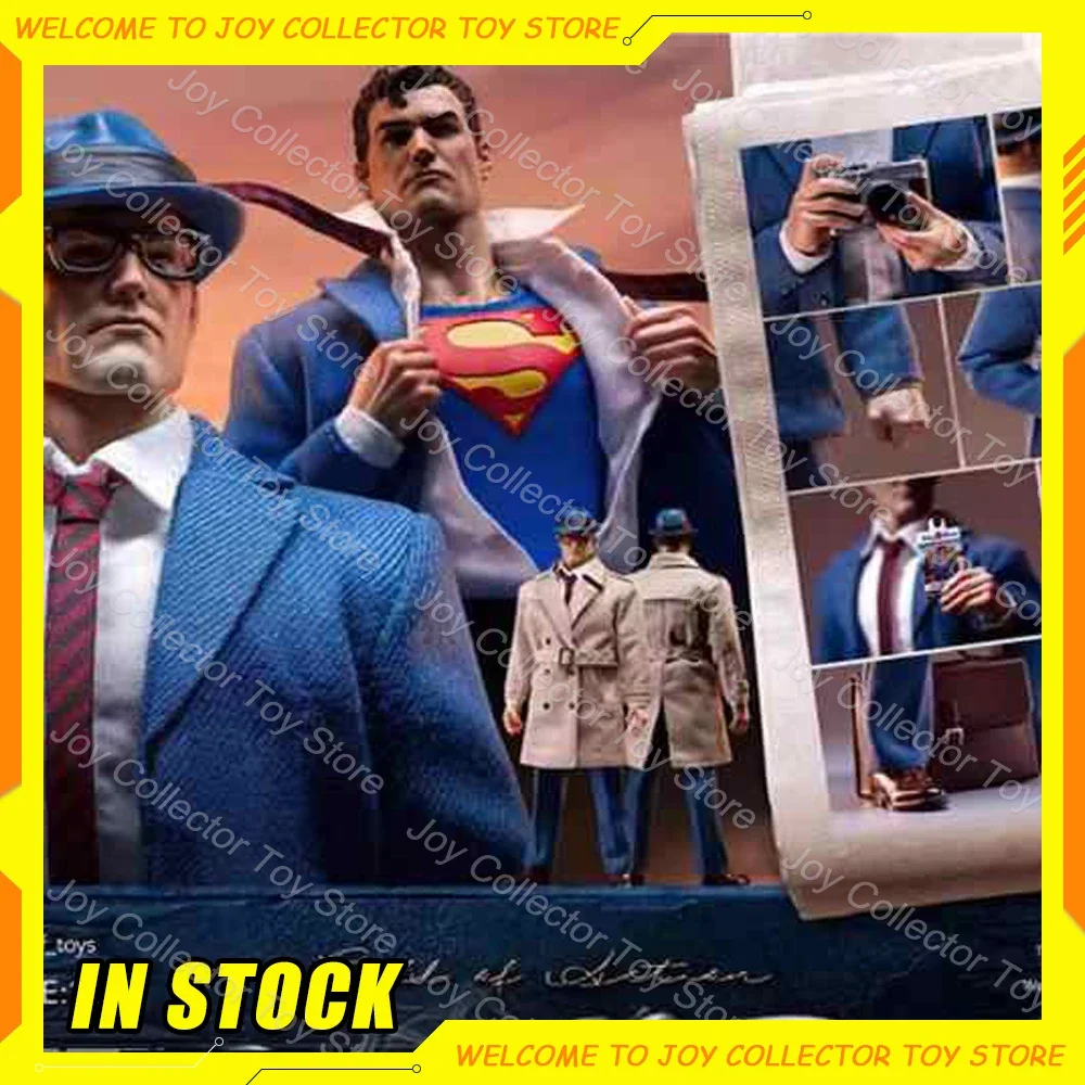 Original 1/12 Muff Toys Superman Action Figure Clark Kent Figurine Model Protector of Metropolis Messenger of Justice Call Toy