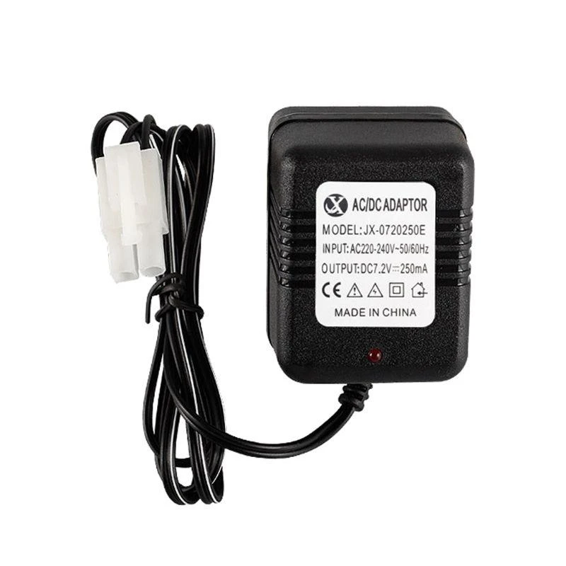 Caricatore 090F per l'ingresso della batteria Ni-MH NI-MH a 7,2 V Output AC 110V-240 V per giocattolo RC