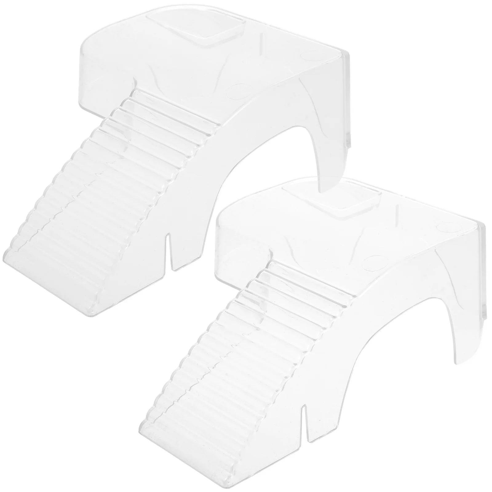 

2Pcs Turtle Basking Platform Long Lasting No Crack Water Soak Fish Tank Decorations Turtle Basking Platform Tortoise Supplies