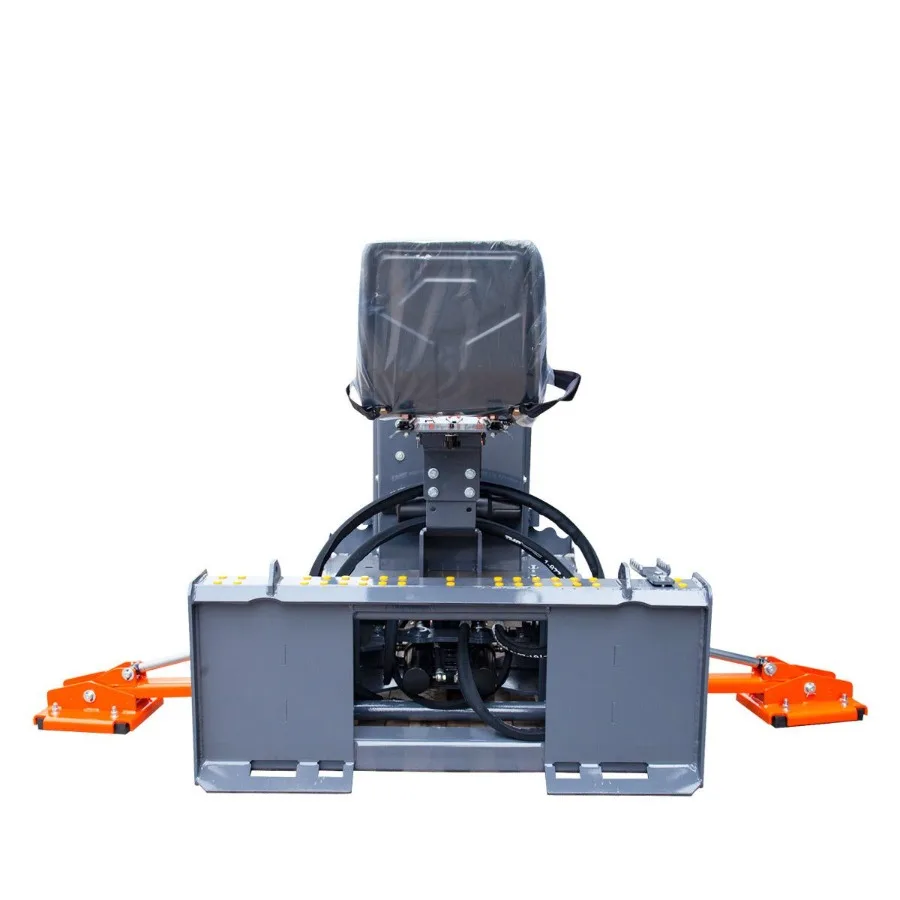 8ft Skid Steer Swing Backhoe สิ่งที่แนบมา 3060 HP Skid Steers อิตาเลี่ยนวาล์วควบคุมไฮดรอลิก 12 ถัง TMGSBH55