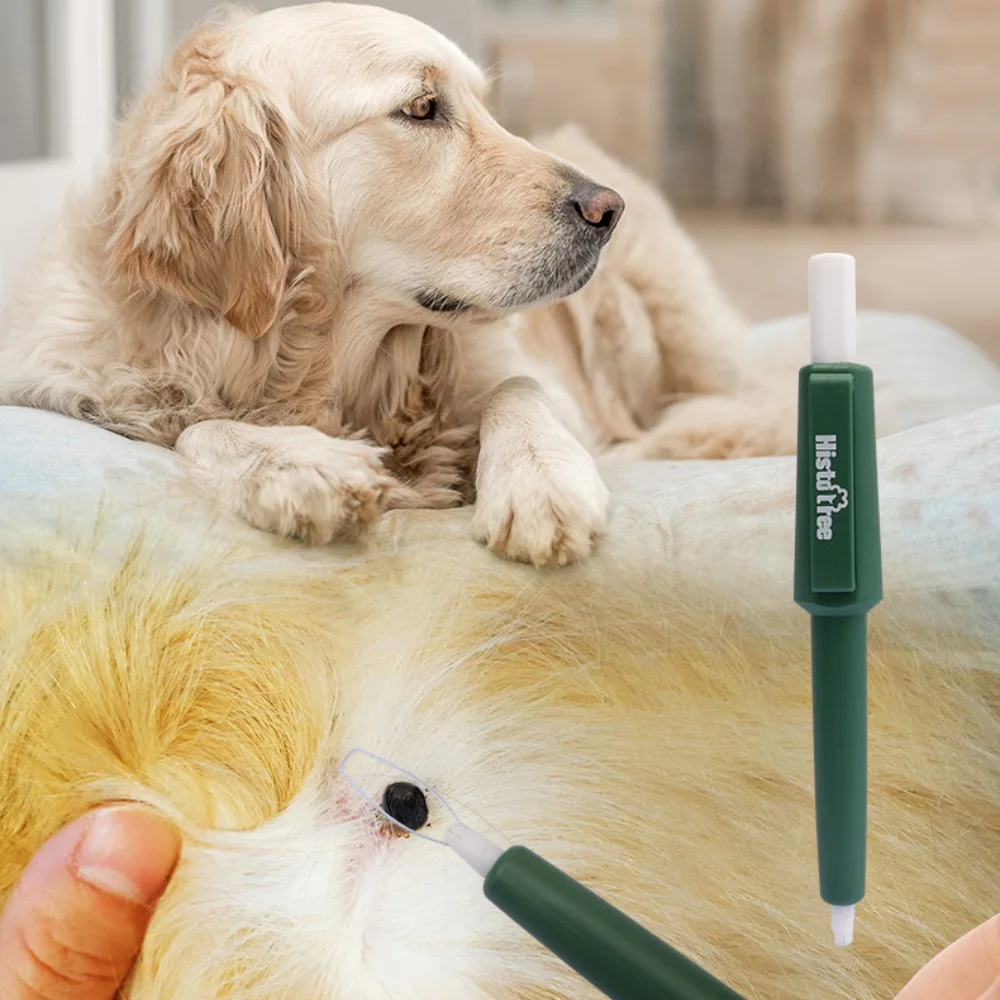 Pet Bug Catching Pen Dog Anti Ticks Fleas Tweezers Clip Remover Dog Cat Flea Removing Ticks Hair Grooming Tools Pet Supplies