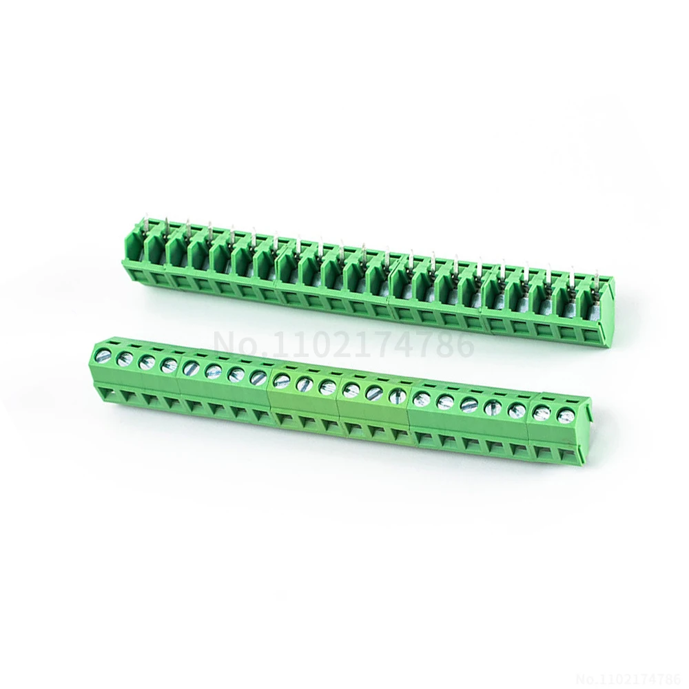 (5 pcs) KF 103 - 5.0mm screw-type terminal block connector 2~10pin modular copper eco-friendly 103 5.0