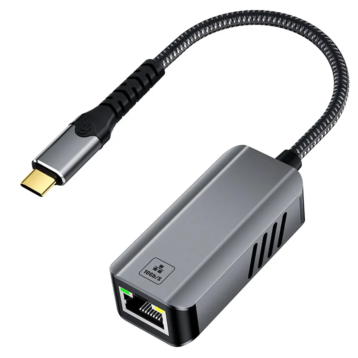 ■★New Arrival Fashion  10Gbps USB-C Ethernet Adapter RTL8159 for USB4 for for Studio/PC/Lactop 10000Mbps RJ45 LAN Card