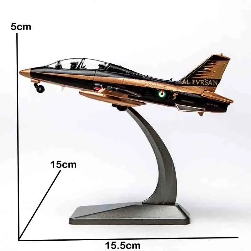 Масштаб 1:72 Итальянский MB339 MB-339 тренировочный самолет из сплава, украшение самолета, сувенир, коллекция моделей самолетов