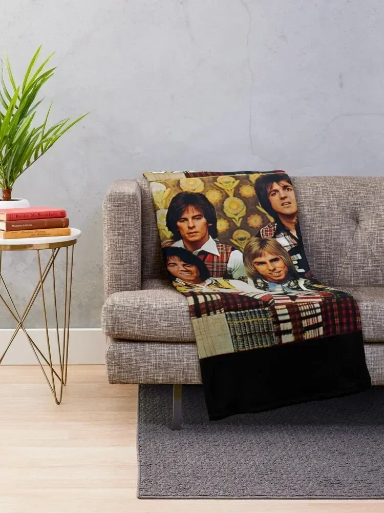 Bay City Rollers Throw Blanket Easy Care Comfortable Blanket for Couch