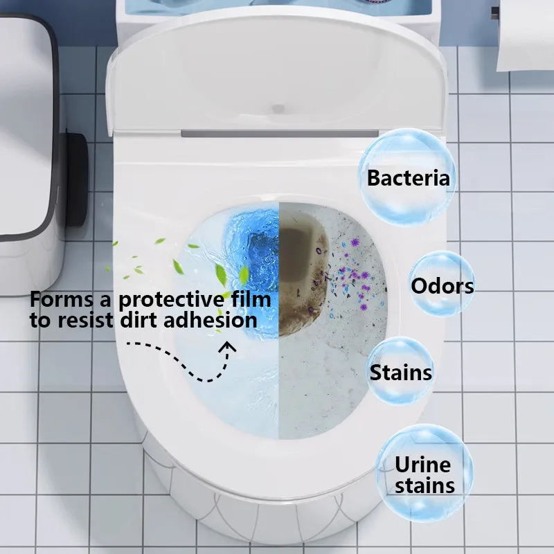 Fully Automatic Toilet Cleaner Durable for 290 Days Automatic Toilet Bowl Cleaner Antibacterial 99.99% Blue Toilet Bowl Cleaner view 3