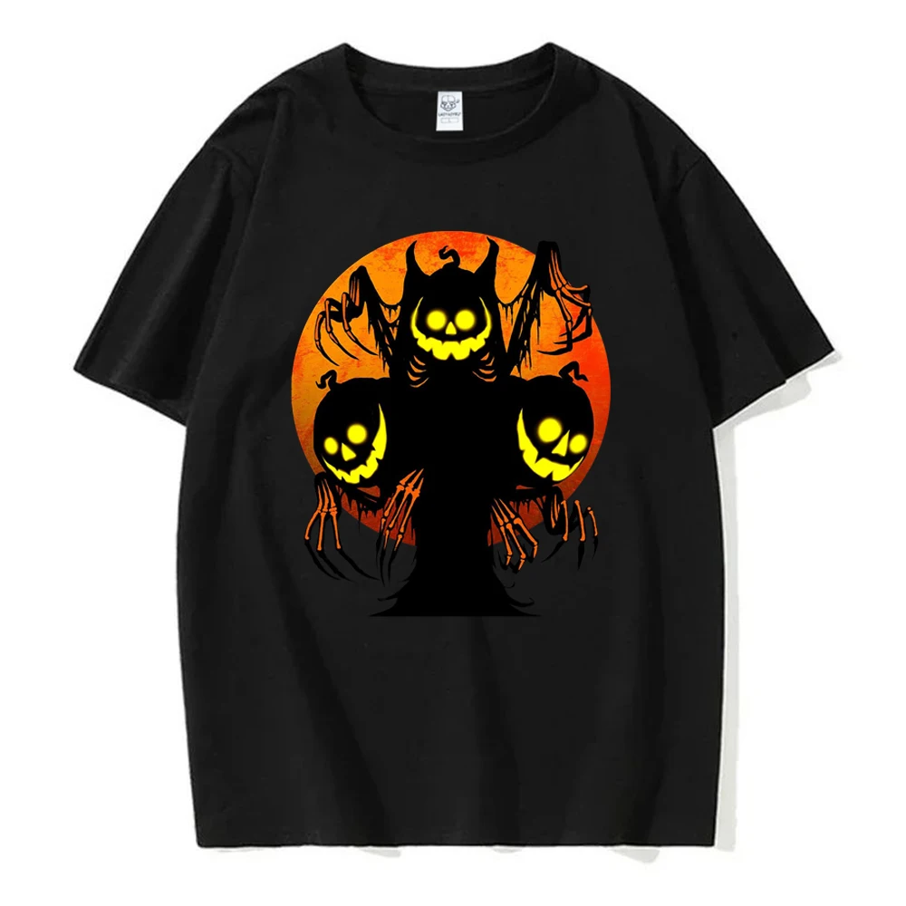 Happy Halloween Trick or Treat T-shirt Cute Jack-O-Lantern Witch Ghost Spider Halloween Cat Human Skeleton Man Woman Best Gift