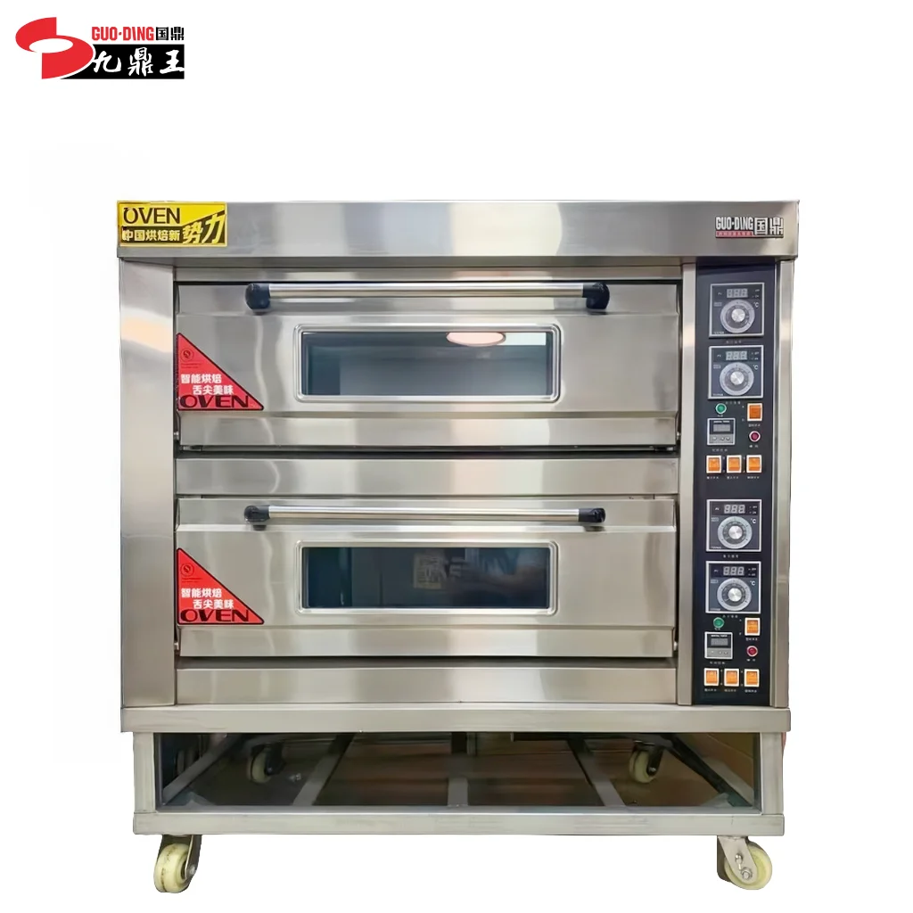 Industrial 1/2/3-Deck Gas & Electric Pizza Oven - 2/4/6-Tray OEM Manufacturer for Bread & Cake