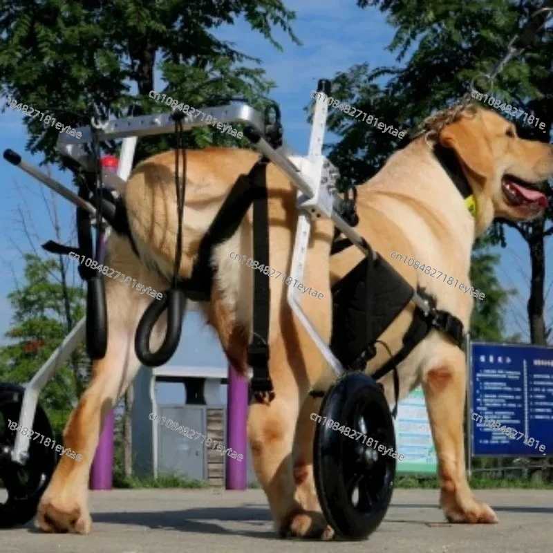 Auxiliary Dog Wheelchair Hind Limb Rehabilitation Training Spondylitis Paralysis Disability Large Leg Scooter Dog Accessories
