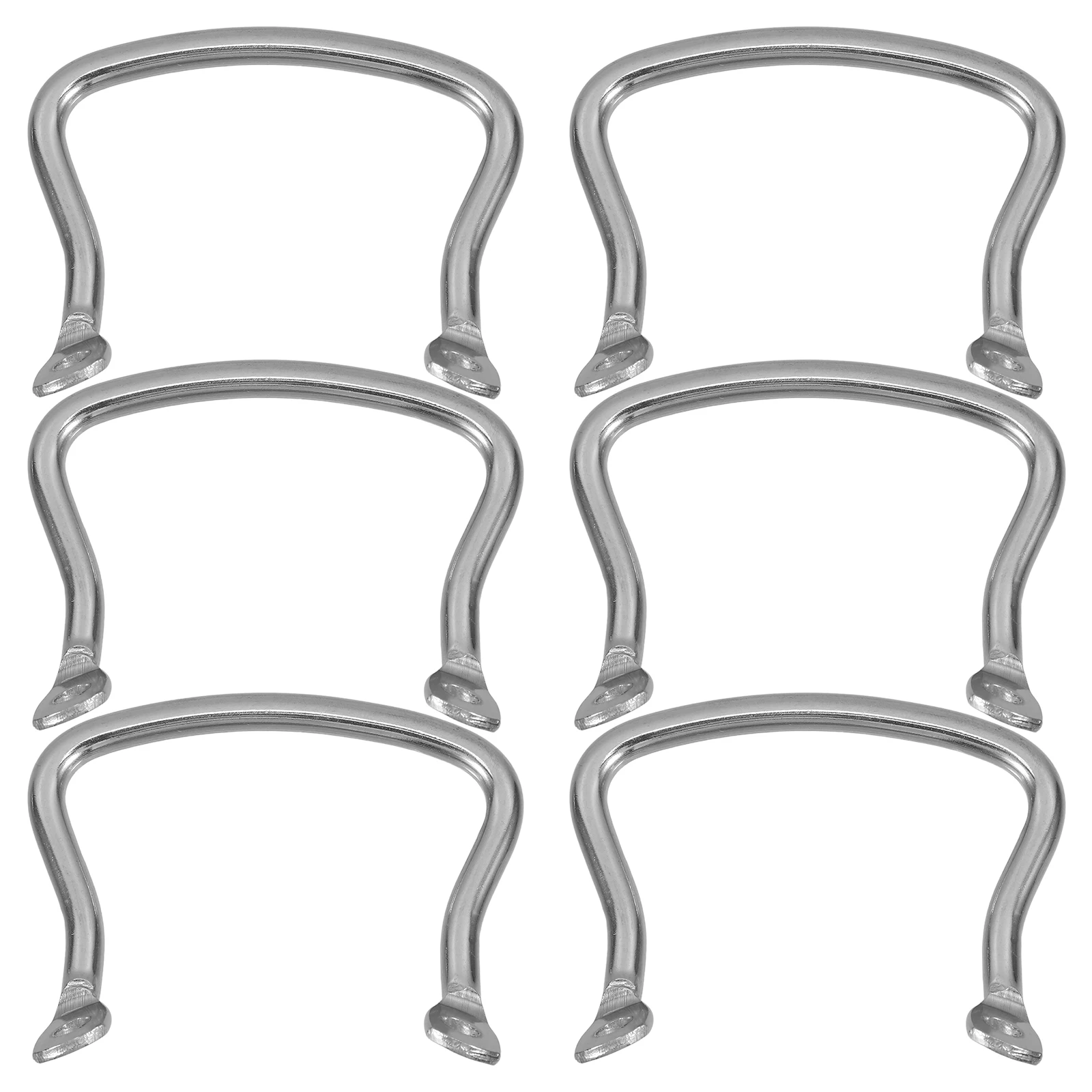 

6 шт., сменные уши кастрюли из нержавеющей стали, съемная боковая ручка для посуды, термостойкая кухонная сковорода для установки