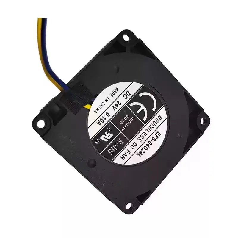 Original For 3D Printer Fan 24V 0.10A 4010 40mm EFS-04D24L Mini Centrifugal Turbo Blower Cooling Fans Parts