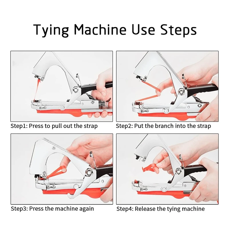 Plant Tying Machine Branch Tying Machine Gardening Tools For Tying Vegetables, Grapes, Tomatoes, Cucumbers And Branches.