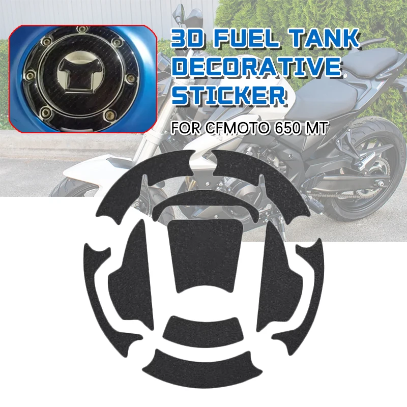 Untuk 2024 CF Moto sticker Aksesori bantalan tangki gas cap pad stiker