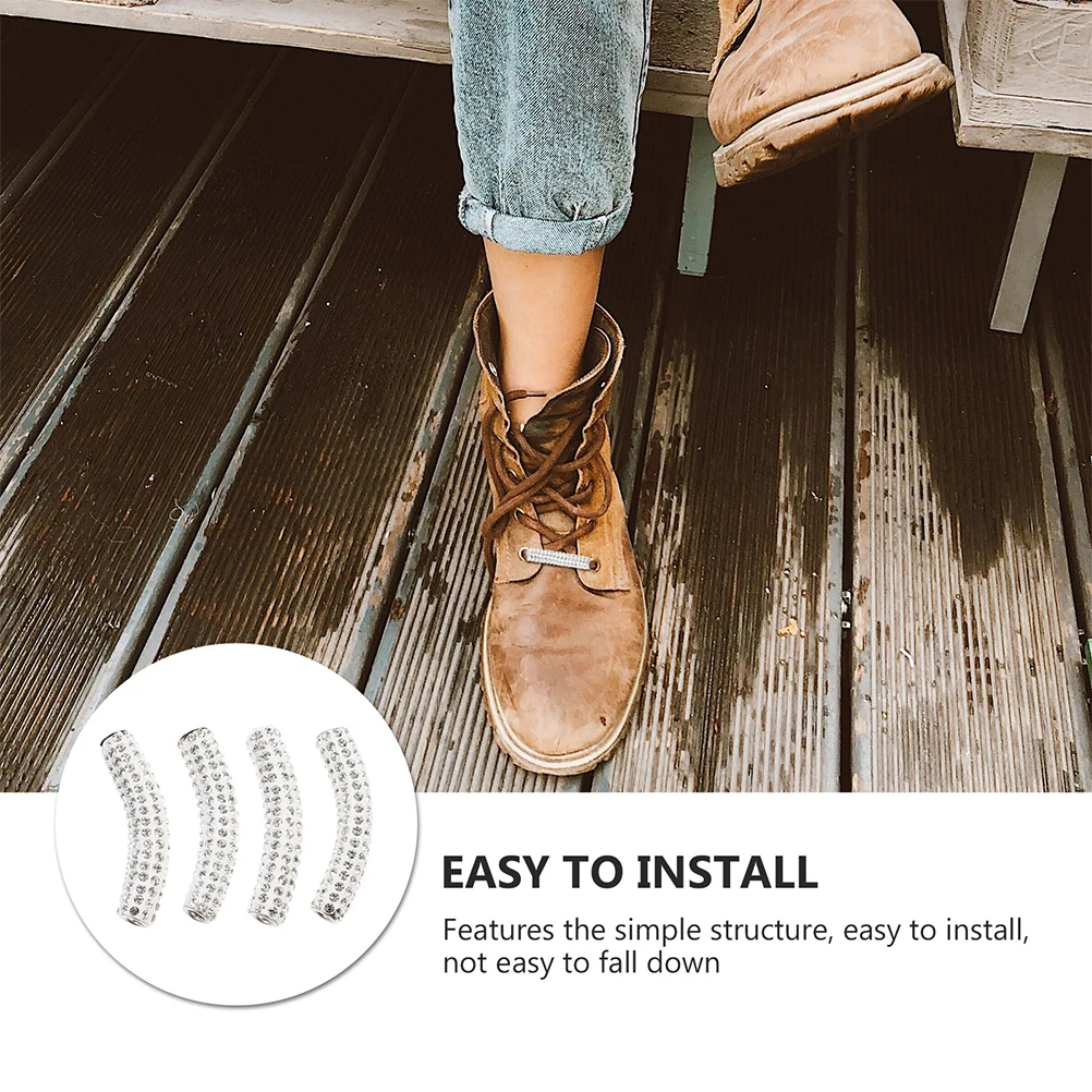 

6 шт. пряжки для шнурков со стразами, декоративные сменные пряжки, аксессуары для шнурков для обуви «сделай сам», украшение для шнурков для обуви