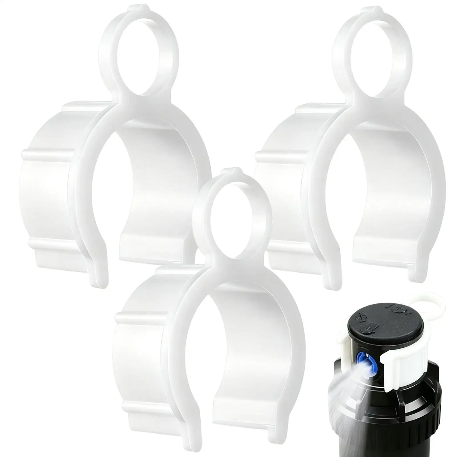 Nozzle Insertion Collar 3 Pieces Anti-Slip Anti-Twisting Portable Sprinkler Nozzle Insertion Collar for Park Patio Courtyard