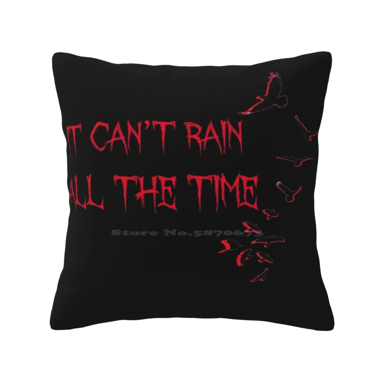 Funda de almohada The Crow-Brandon Lee, decoración para el hogar, dormitorio, Eric Draven, The Crow, Brandon Lee, películas, depresión, citas de la vida