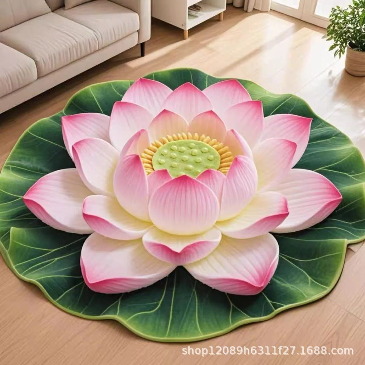 Home temple ancestral hall immortal meditation large worship mat Buddha worship blanket Buddhist hall kneeling crystal velvet li