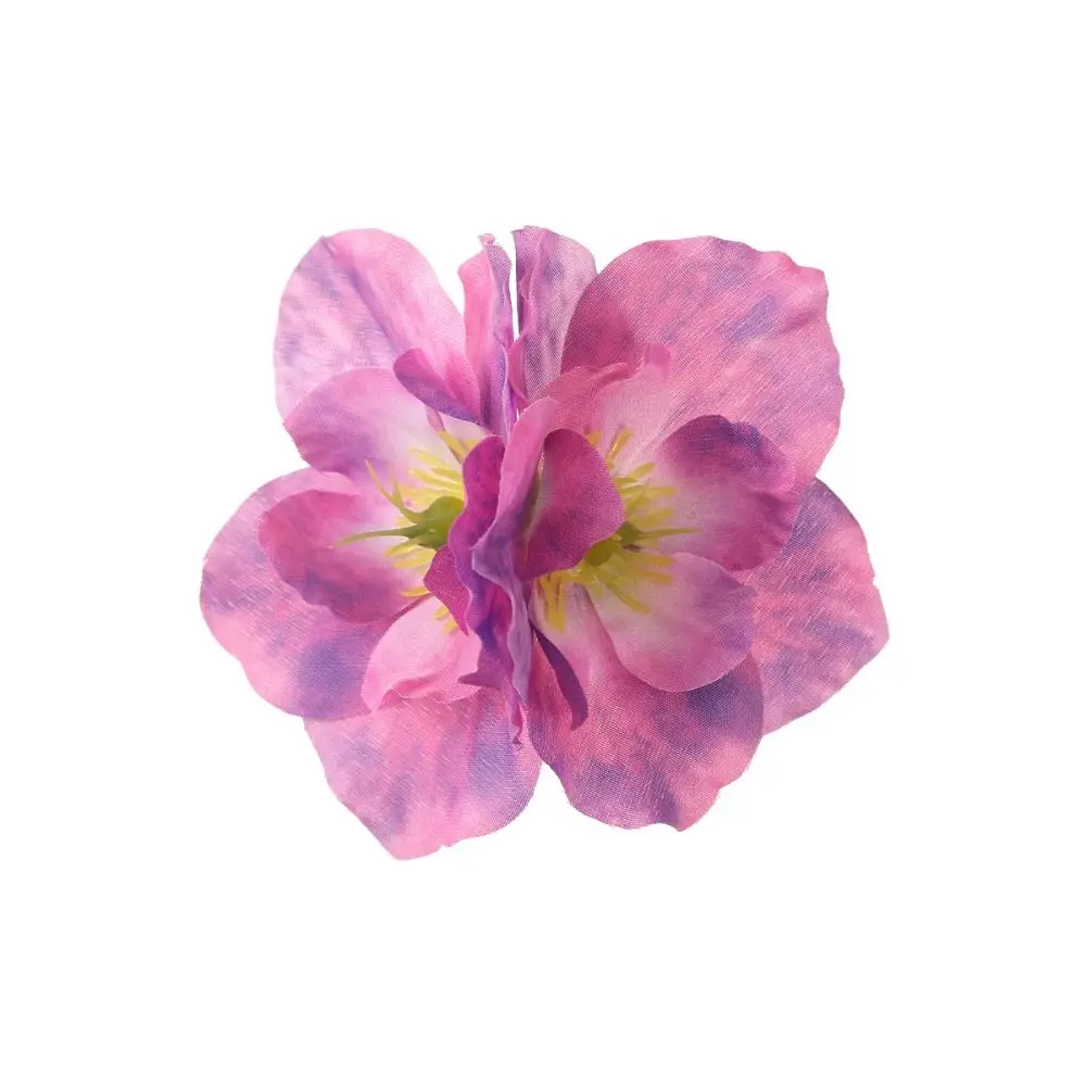 

Elegant Simulation Flowers Hair Clip Bohemian Style Colorful Floral Duckbill Clip Seaside Vacation Headwear Sweet