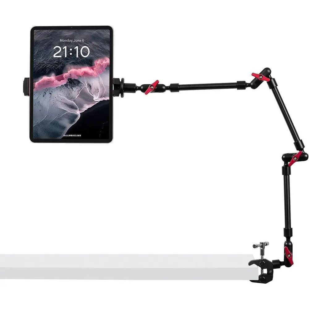 

Adjustable Magic Arm with Clamp, Phone Holder, and Desk Mount for Cell Phone Photography