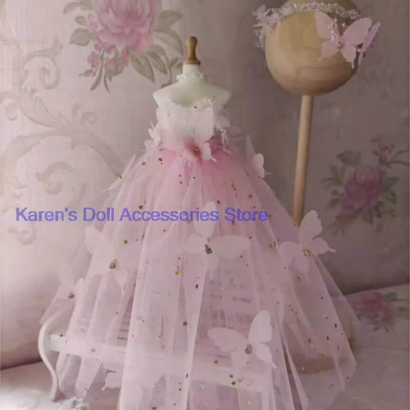 

Flower Fairy 4pcs Hair accessories+earrings+necklace+skirt for Blythe/landoudou (Fit for Lulu,ymy24,Ob22,24,26,zone, Jenny)